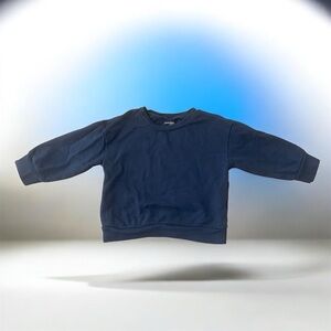 Cozy Navy Kids Sweatshirt Size 12